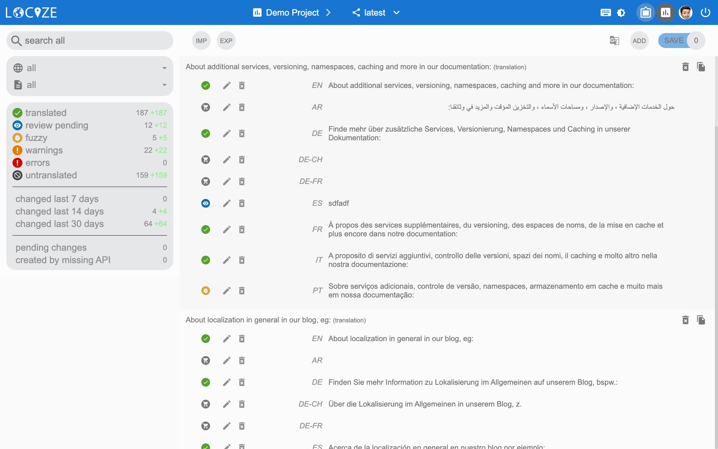 Click to view larger locize © inweso GmbH