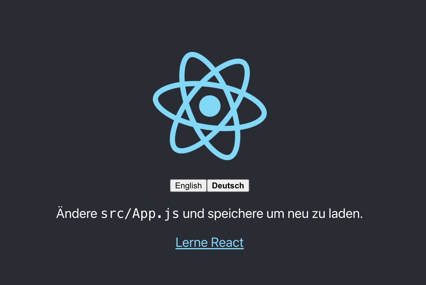 locize Β© inweso GmbH react language switcher