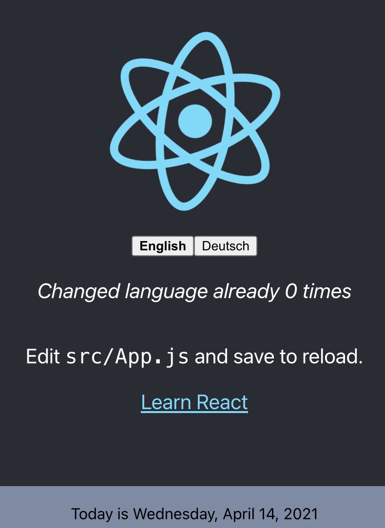 locize Β© inweso GmbH react english